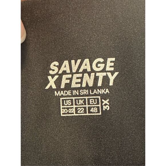 SAVAGE X FENTY 3X Band-It High-Waist Bike Shorts - Picture 9 of 12